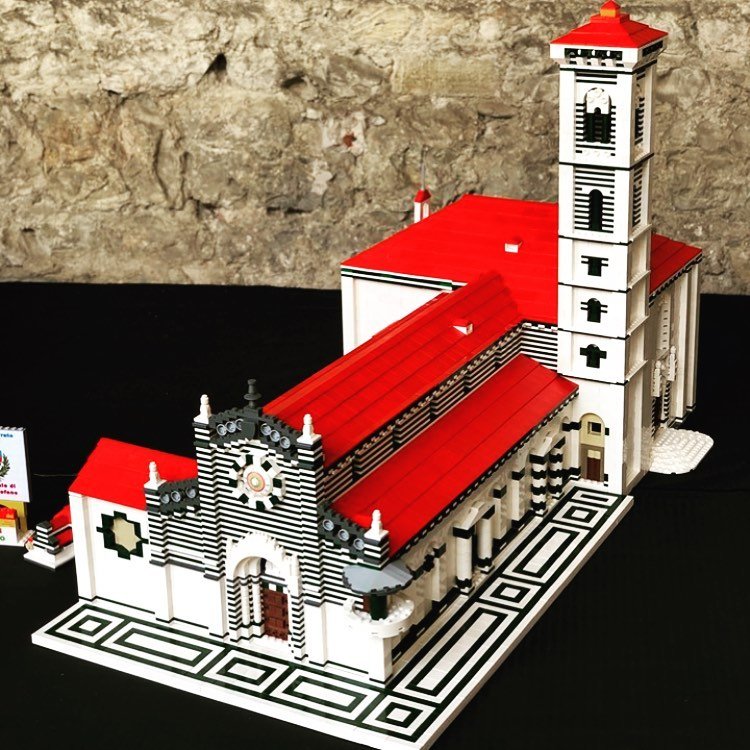 I monumenti di Prato costruiti con i Mattoncini Lego 4 stampa su mattoncini lego-duomo prato lego