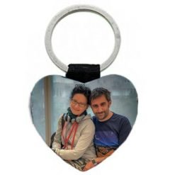 portachiavi personalizzato ecopelle cuore