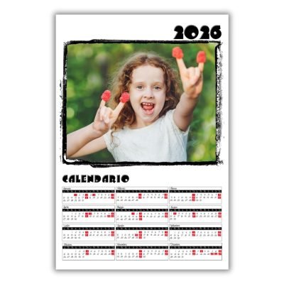 Calendario personalizzato annuale 42