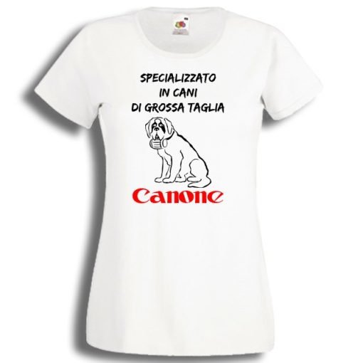 maglietta canone stilizzata