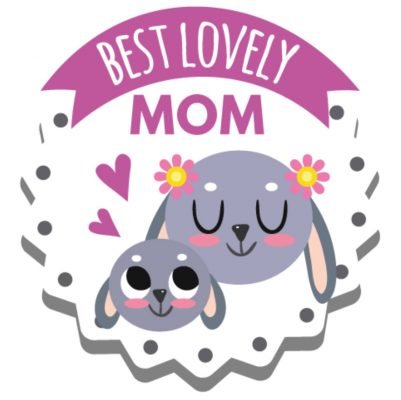 Guanto da cucina con grafica Mamma 40