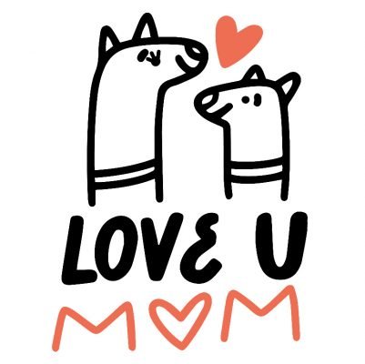 Guanto da cucina con grafica Mamma 27