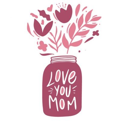Guanto da cucina con grafica Mamma 11
