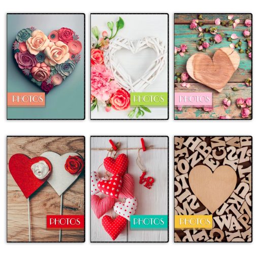 Mini album portafoto con tasche 17 MINI-ALBUM-CUORE-MC4640_HIGH